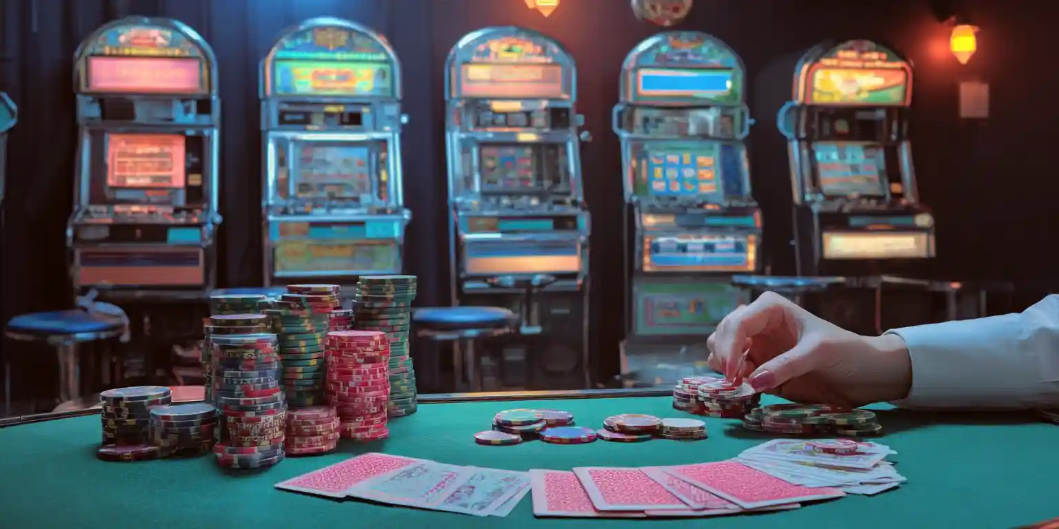Slot machine game illustration