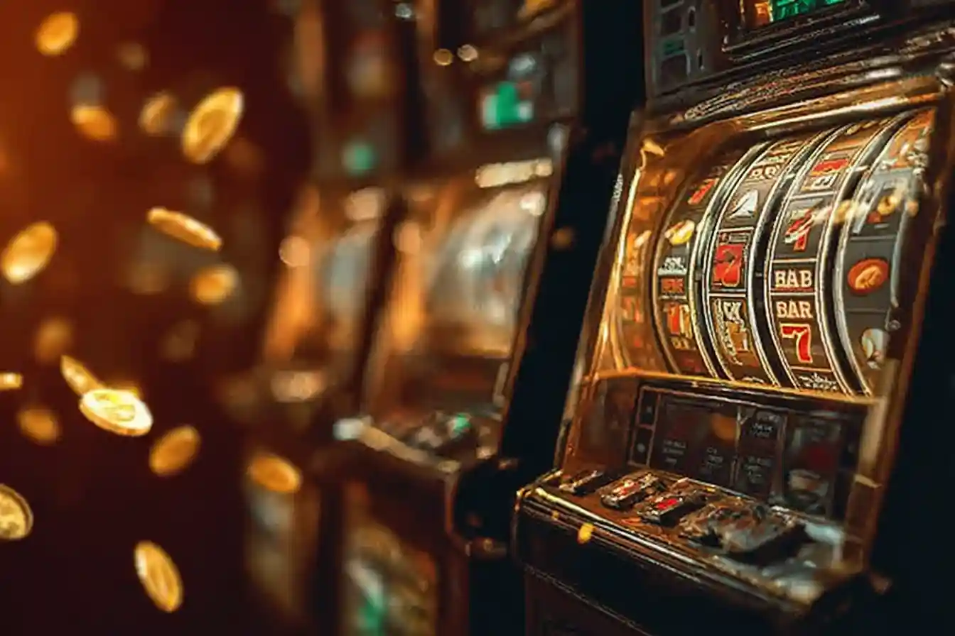 slot machine painting